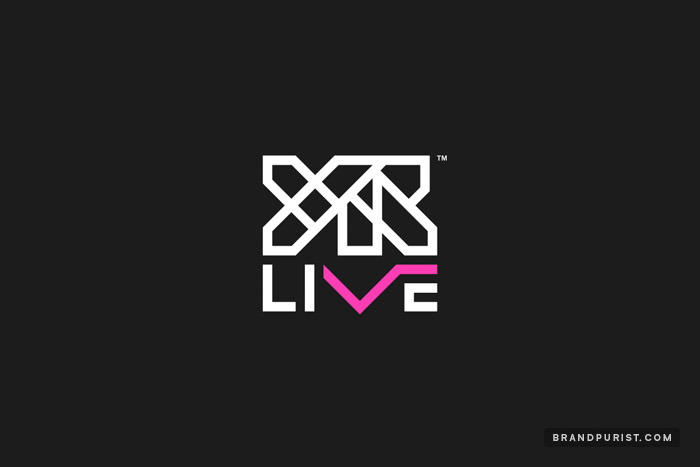 YR Live logo consists of the geometric YR symbol combined with the LIVE type mark.