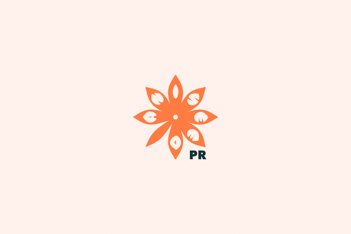 The AniseedPR logo is formed from 7 petals, creating an anise flower. 