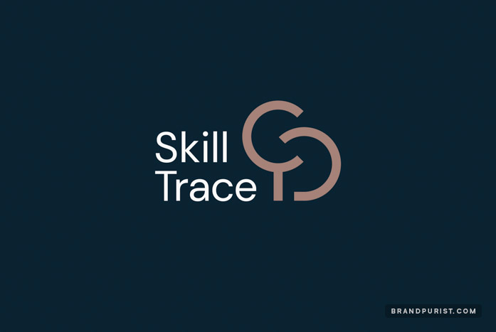 Skill Trace logo on dark background.