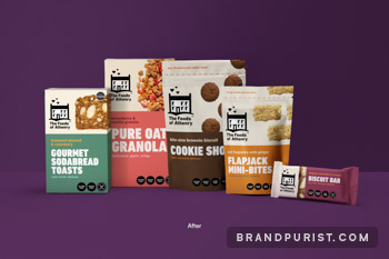 The Foods of Athenry product packaging after it was redesigned by Brand Purist.