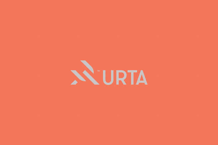 The URTA logo type is integrated with the mark.