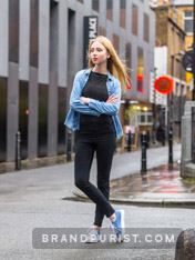 Women’s sneaker shot for URTA lookbook.