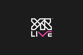 The YR Live logo consists of the geometric YR symbol combined with the LIVE wordmark. 