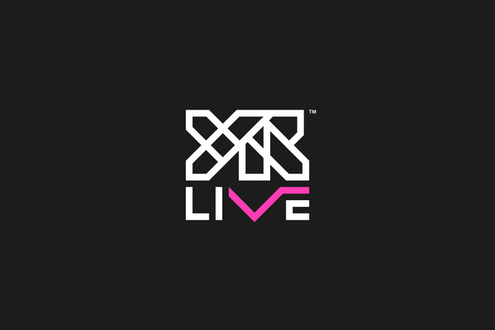 YR Live logo consists of the geometric YR symbol combined with the LIVE type mark.